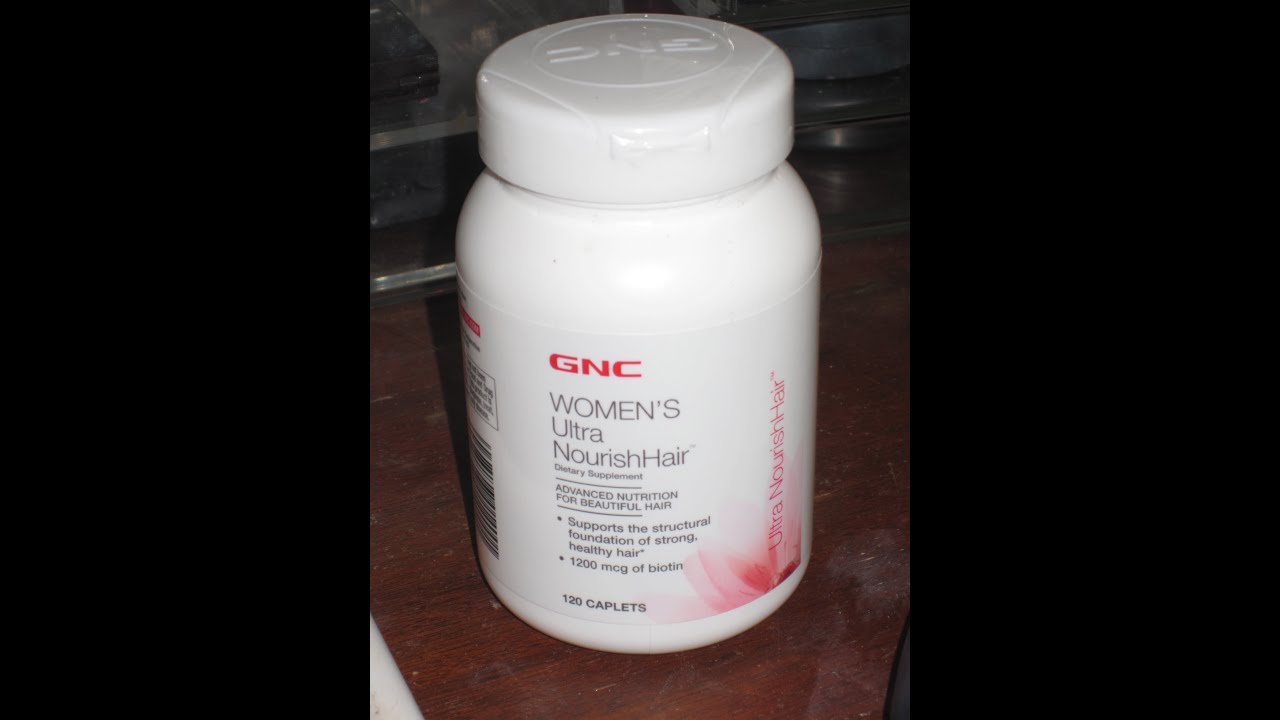 GNC Nourish Hair Pills Review YouTube