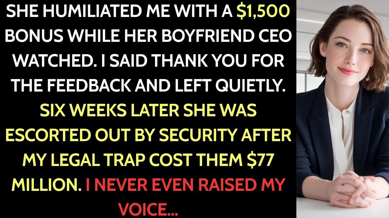CEO’s Lover Fired Me in Rage – I Triggered Her $77M Collapse Overnight