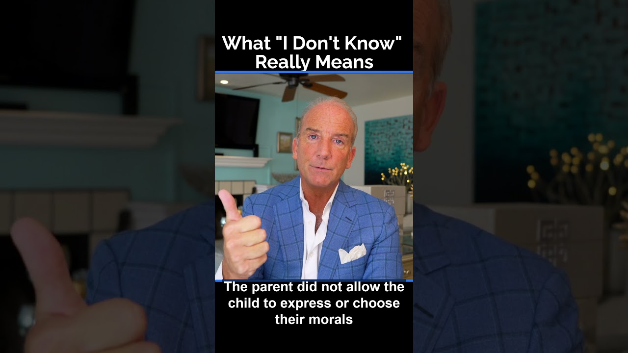 What "I Don't Know" Really Means #Shorts