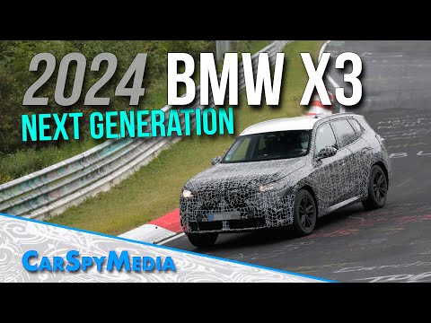 Next Gen 2024 BMW X3 M40i Prototype G45 Spied Testing At The Nürburgring