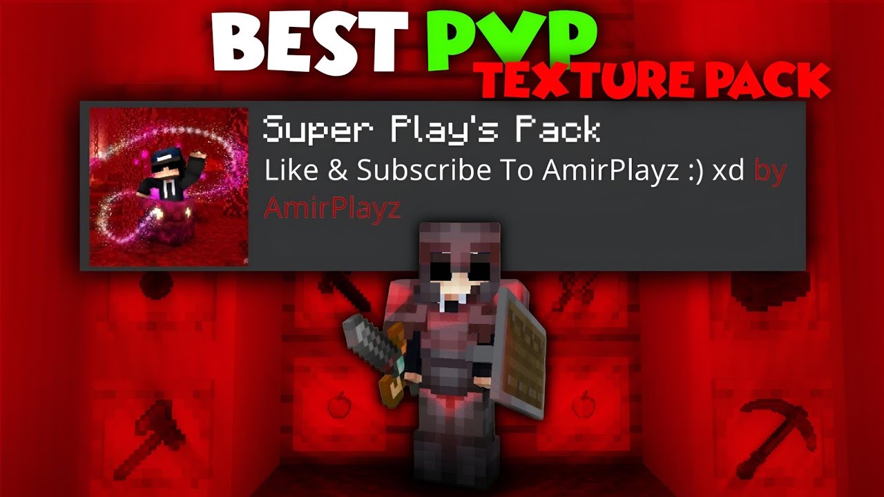 Best PvP Texture Pack For Mcpe 😍 - YouTube