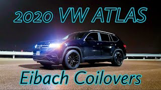 2020 VW Atlas Lowered on Eibach Coilovers