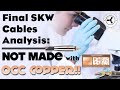 Final skw cables analysis not made with occ copper