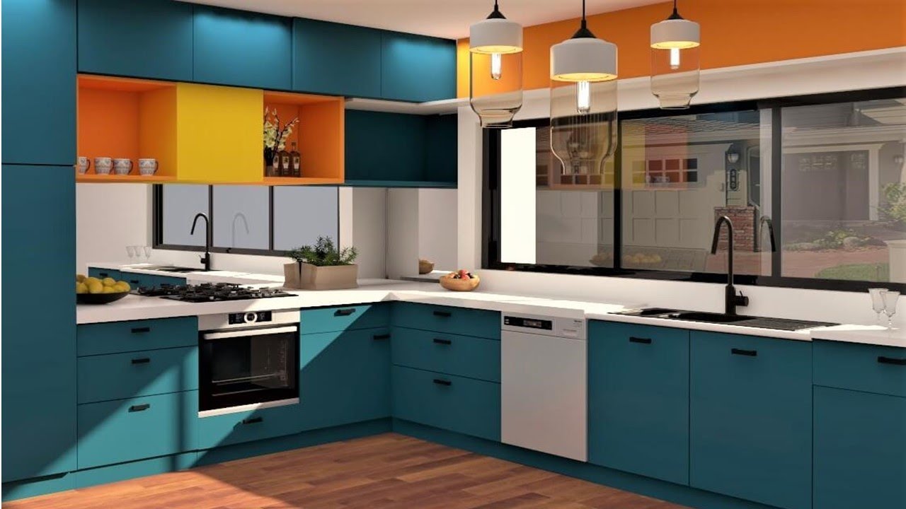 Kitchen color trends 2022 ! Modular kitchen designs