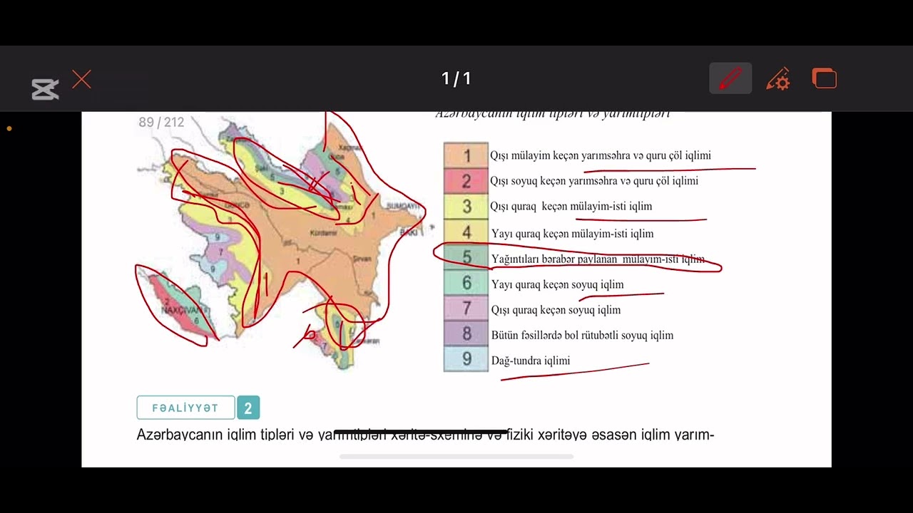 AZƏRBAYCANIN İQLİMİ☀️#abituriyent 