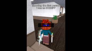 shooting the first person i see #mm2