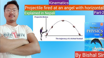 Kinematics/Projectile fired at an angle with horizontal/#class11/#physics/By Bishal sir