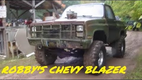 2020 PINE SWAMP  MUD BOG   /  ROBBY & THE CAMMO   CHEVY BLAZER , EXTRA GOODIES , ON THAT V8  ENGINE
