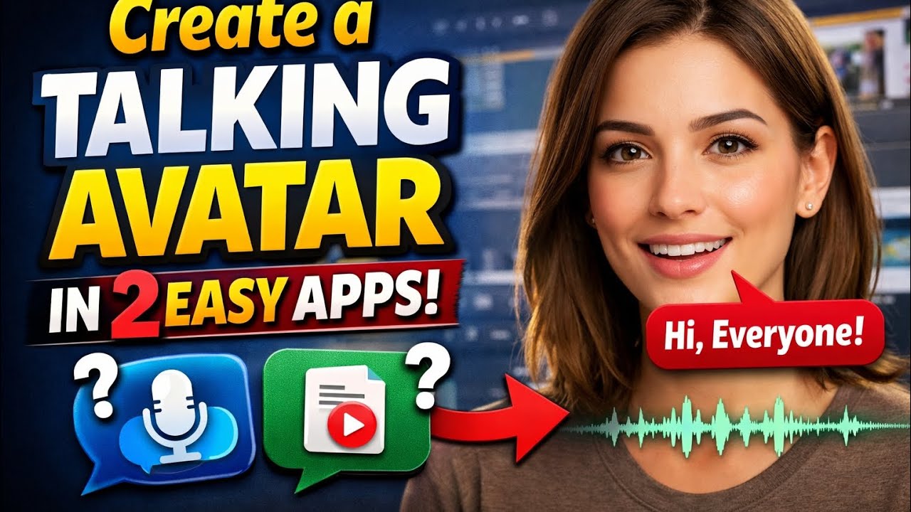 I Turned a Photo Into a Talking AI Avatar Using Just 2 Apps