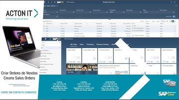 Video 3 0 Create Sales Orders - Criar Ordens de Vendas