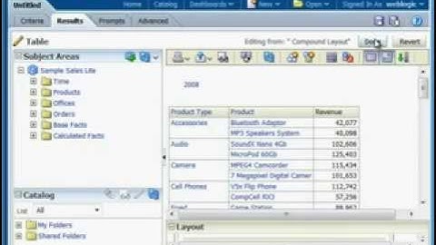 Oracle BI  Learn How To Create An Oracle Business Intelligence 11g Analysis