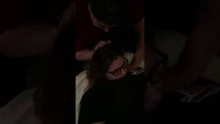 Best concussion treatment: PCS: part 1: Cranial Release Technique: Subject Maya: Before