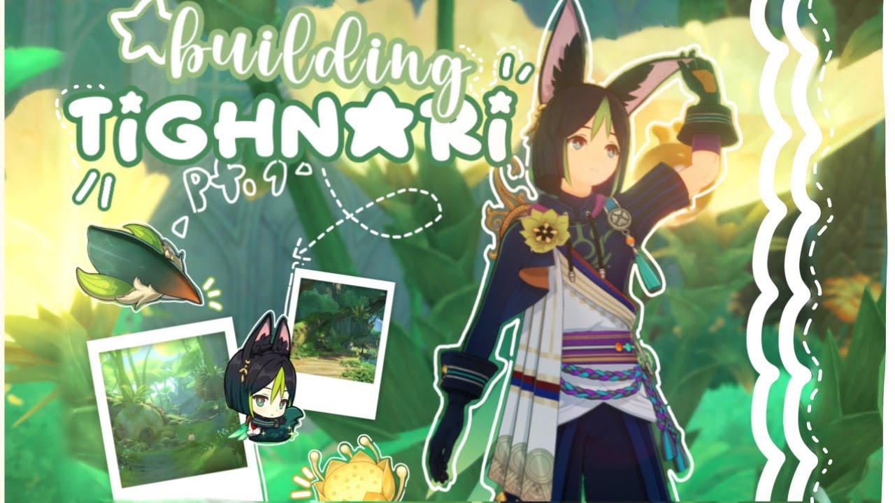 ‧₊˚❀༉‧₊˚. cozy tighnari building !! ౨ৎ building all my character : ep.1 || genshin gameplay