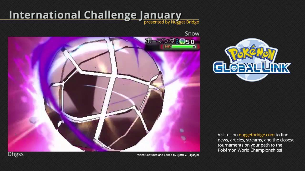 VGC'16 IC January - Dhgss vs Snow