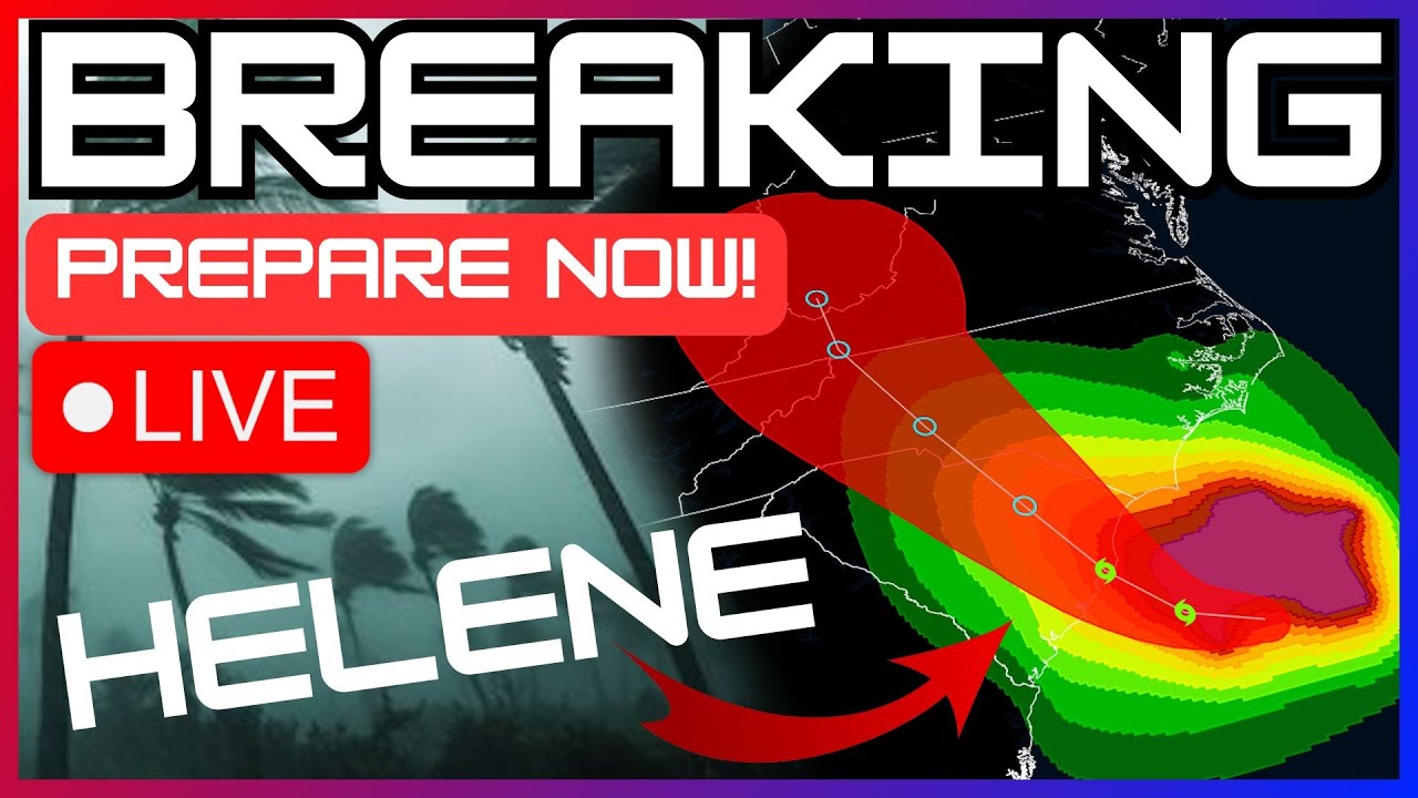 🔴HERE WE GO! Tropical Storm Helene To SLAM The Carolinas TOMORROW ...