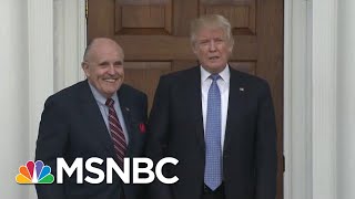 'Off The Rails' : Longtime Trump Lawyer Slams Giuliani On Ukraine And Criminal Exposure | MSNBC