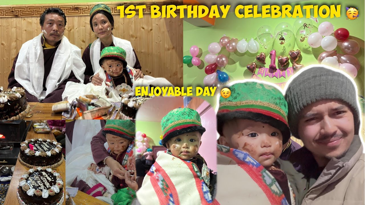 1st BIRTHDAY 🎂 CELEBRATION 🥳 ❗️HURLING 🏔️SPITI ❗️@GULLVloges 