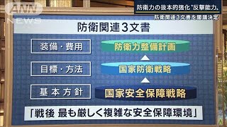 【報ステ解説】“反撃能力”と“専守防衛”の原則…防衛関連3文書を閣議決定(2022年12月16日)