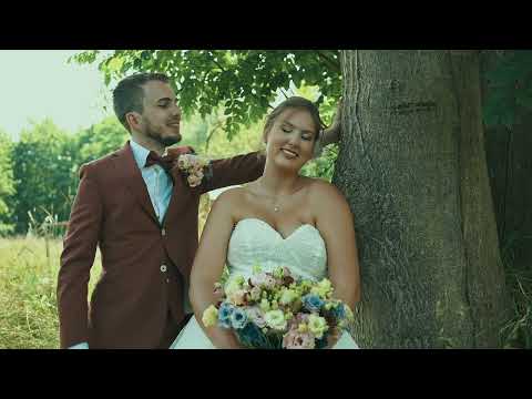 Beeld uit de trouwvideo van Jeroen en Elise