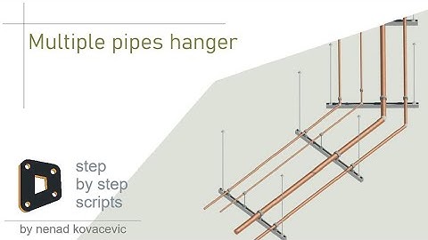 Dynamo - Multiple pipes hanger