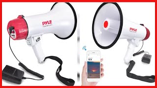 Pyle Bluetooth Bullhorn PA Megaphone - iPhone Megaphone Speaker with Wired Microphone, Siren Alarm screenshot 3