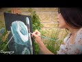 Swan acrylic painting tutorial. Enjoyed every second of it.