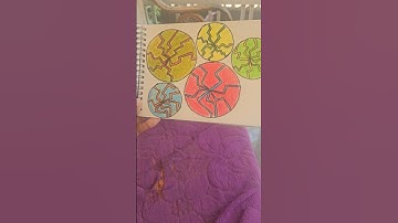 Circle zig zag pattern 😇pattern drawing #shorts #shortvideo #shortfeeds