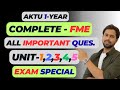 Full FME in ONE SHOT 🔥 | Complete Mechanical Engg ⚙️| 60+ Marks Guaranteed | Exam Oriented