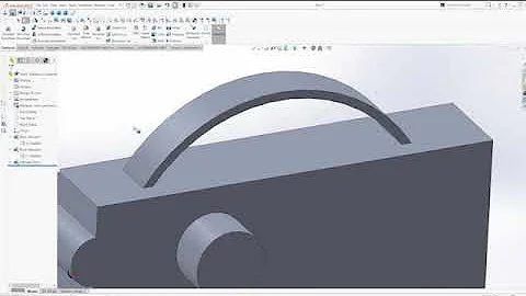 Solidworks Tutorial 3; Extrude and Cut Boss Base