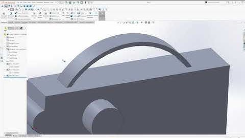 Solidworks Tutorial 3; Extrude and Cut Boss Base