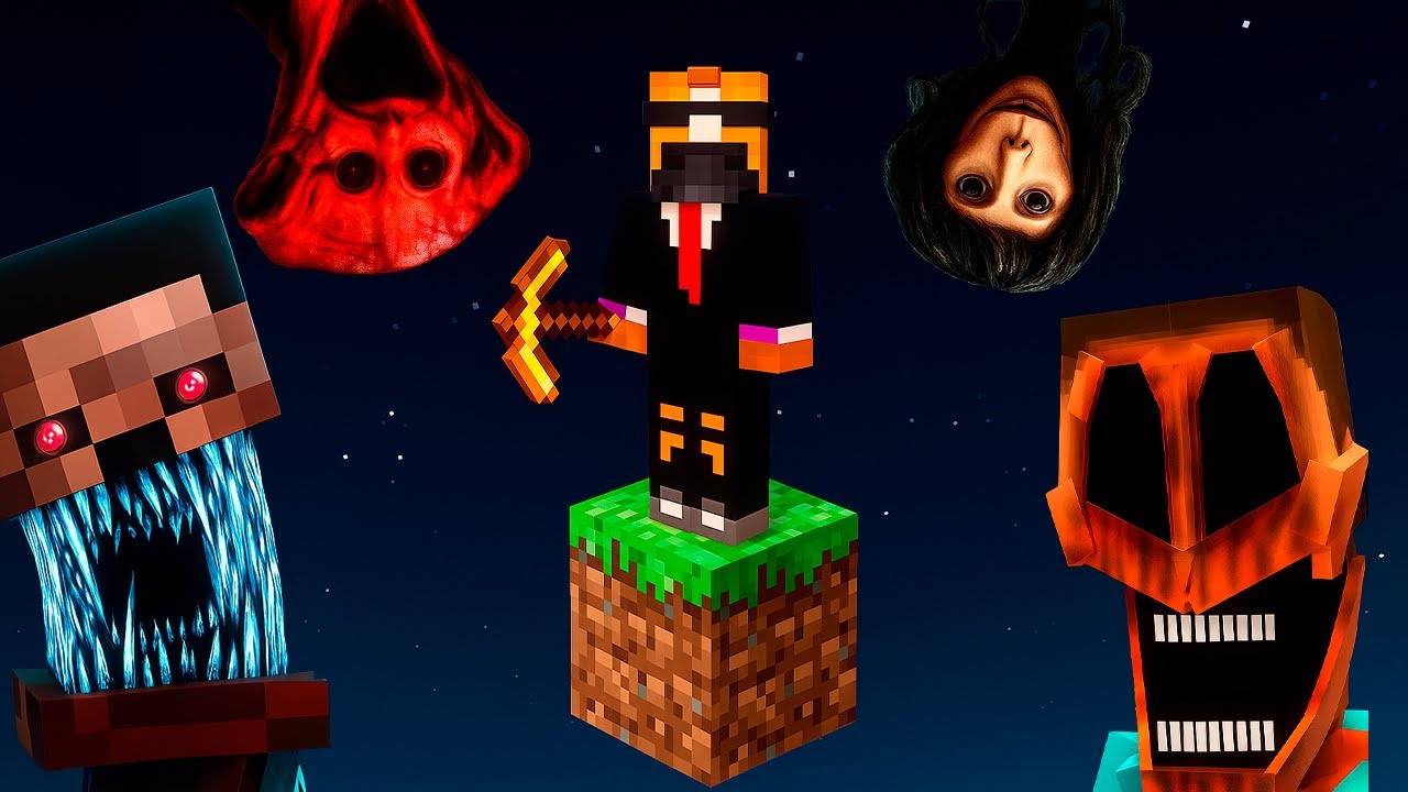 Instale Mods de Terror en un Solo Bloque en Minecraft #3 - YouTube