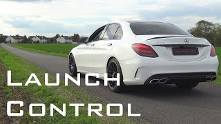 Mercedes C63 Amg 2015 - Sound Acceleration Launchcontrol Onboard Autobahn 0-250 Km/H