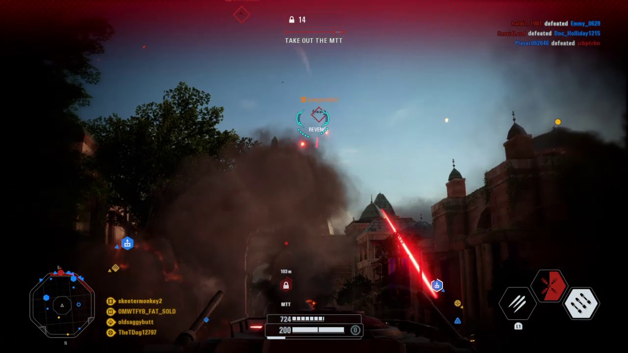 Shooting a hyena bomber out of the sky