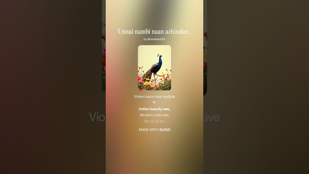 உன்னை நம்பி ஏமாந்தேன் version 1 Tamil Official Song Original Lyrics by Balakrishna M K