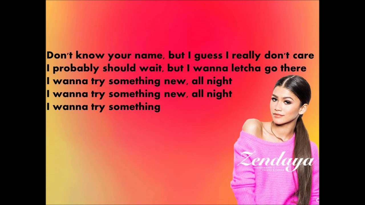 Zendaya - Something New ft Chris Brown Lyrics - YouTube