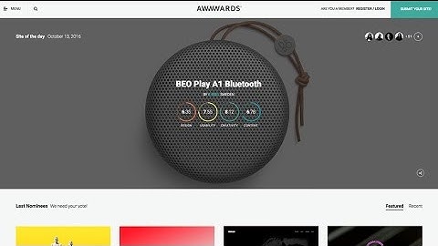 Discover the New Awwwards