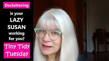 TINY TIDY: *Putting My Not-So-Lazy Susan to Work for Me* /collab with @TheHelpfulHome