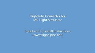 FlightJobs for MS Flight Simulator - Install and Uninstall screenshot 4