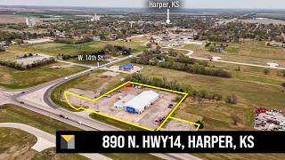 15,000± Sq. Ft. Former Car Dealership | 890 N. HWY 14 & ADD'L LOT, HARPER, KS 67058