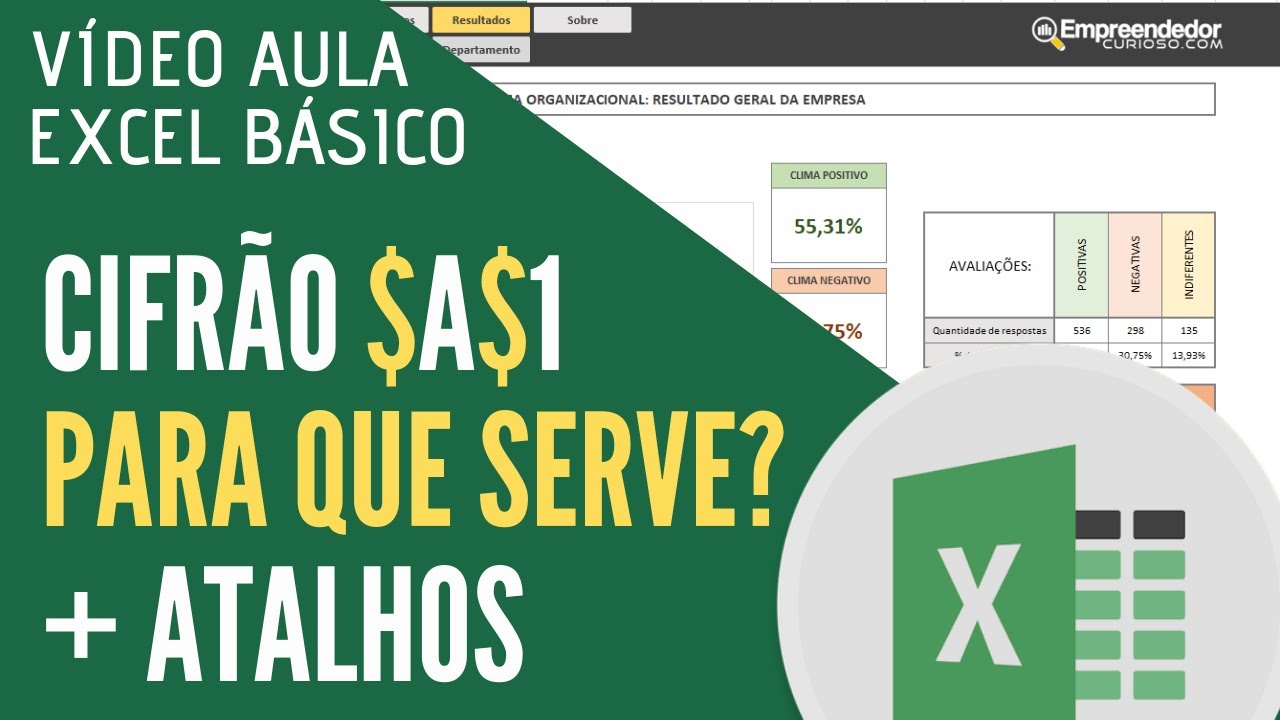  Excel Cifr o No Excel Fixar F rmula Na C lula YouTube