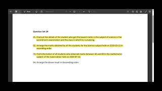 Task 24 | DBMS | First year