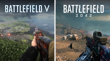 Iwo Jima Map Comparison - Battlefield V vs. Battlefield  2042