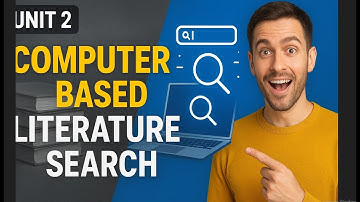 Search Smarter: Computer-Based Literature Search Explained Computer  || Based Literature Search