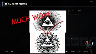 Black ops 3:How to make a Classic Illuminati Emblem!