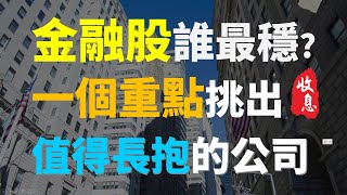 金融股誰最穩 一個關鍵挑出最適合存股的公司  | Haoway 穩定收息策略