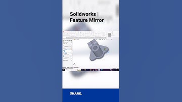 Solidworks | Feature Mirror | 3d Modeling | Exercise 1 #designengineering  #solidworks