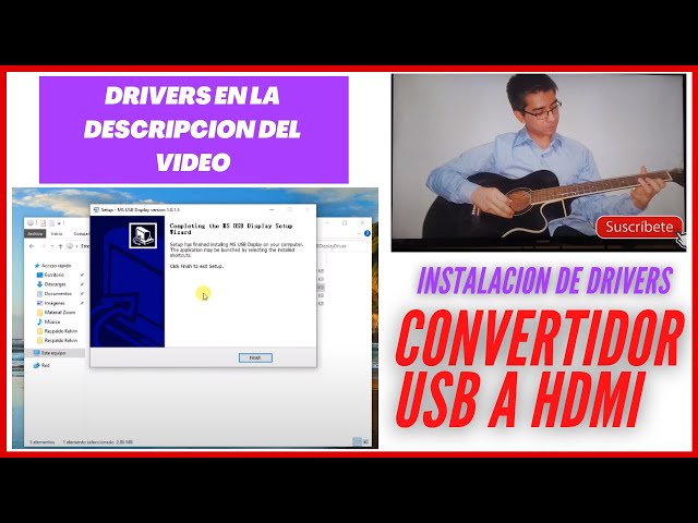 Convertidor USB 3.0 a HDMI Hembra 1080p Win 10 marca XUE® - Geek Pal