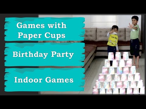 Game on Football Paper Cups