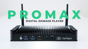 Unboxing ProMax Digital Signage Player | OptiSigns