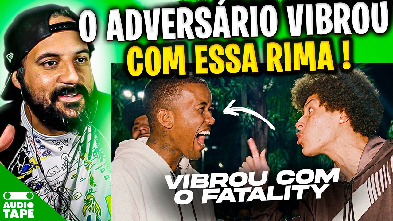 RIMAS que até o adversário VIBROU! 2 - AUDIO TAPE REACT